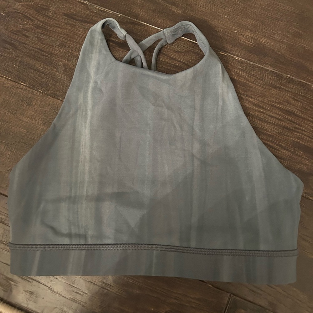 GREEN HIGH NECKLINE LULULEMON SPORTSBRA